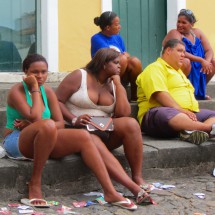 Heavy people of Salvador with African origin